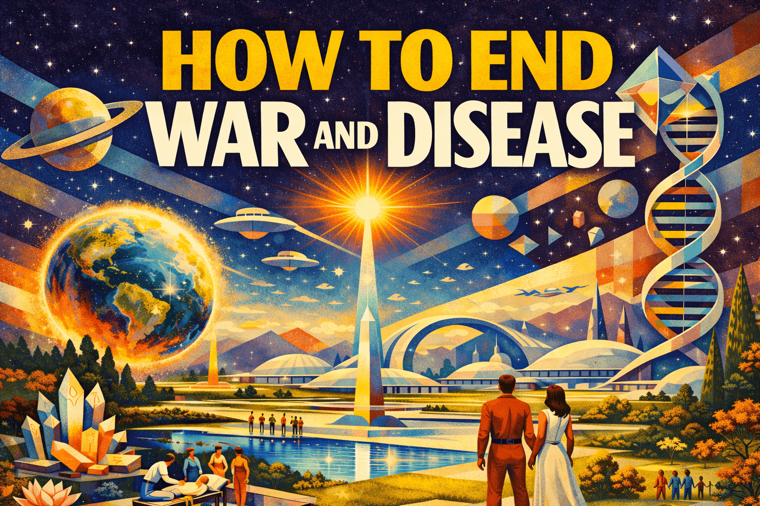 HOW TO END WAR AND DISEASE