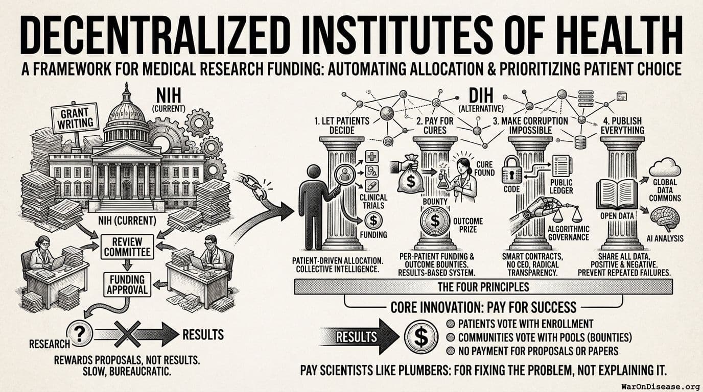 Decentralized Institutes of Health