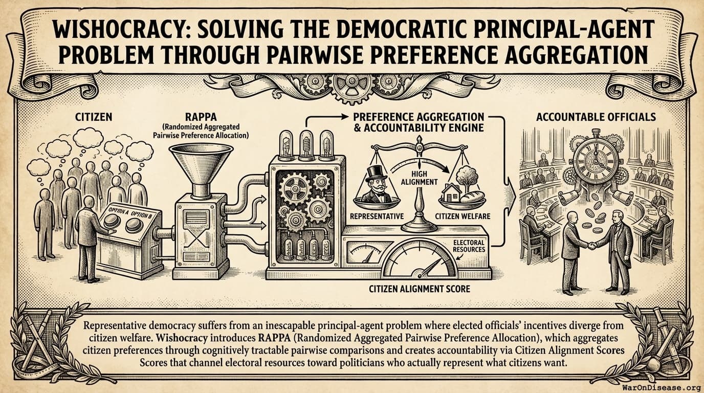 WISHOCRACY: SOLVING THE DEMOCRATIC PRINCIPAL-AGENT PROBLEM THROUGH PAIRWISE PREFERENCE AGGREGATION