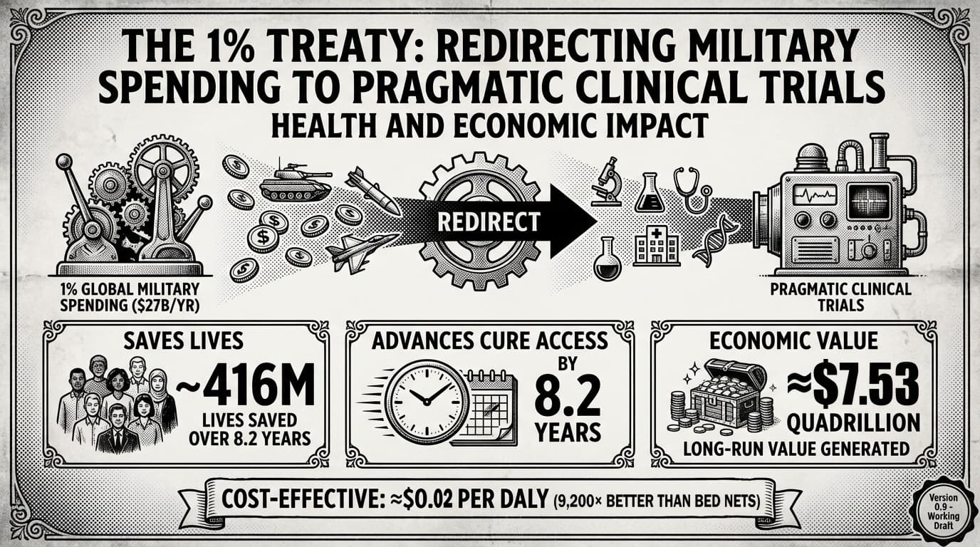 The 1% Treaty: An Incentive-Compatible Approach to Ending War and Disease